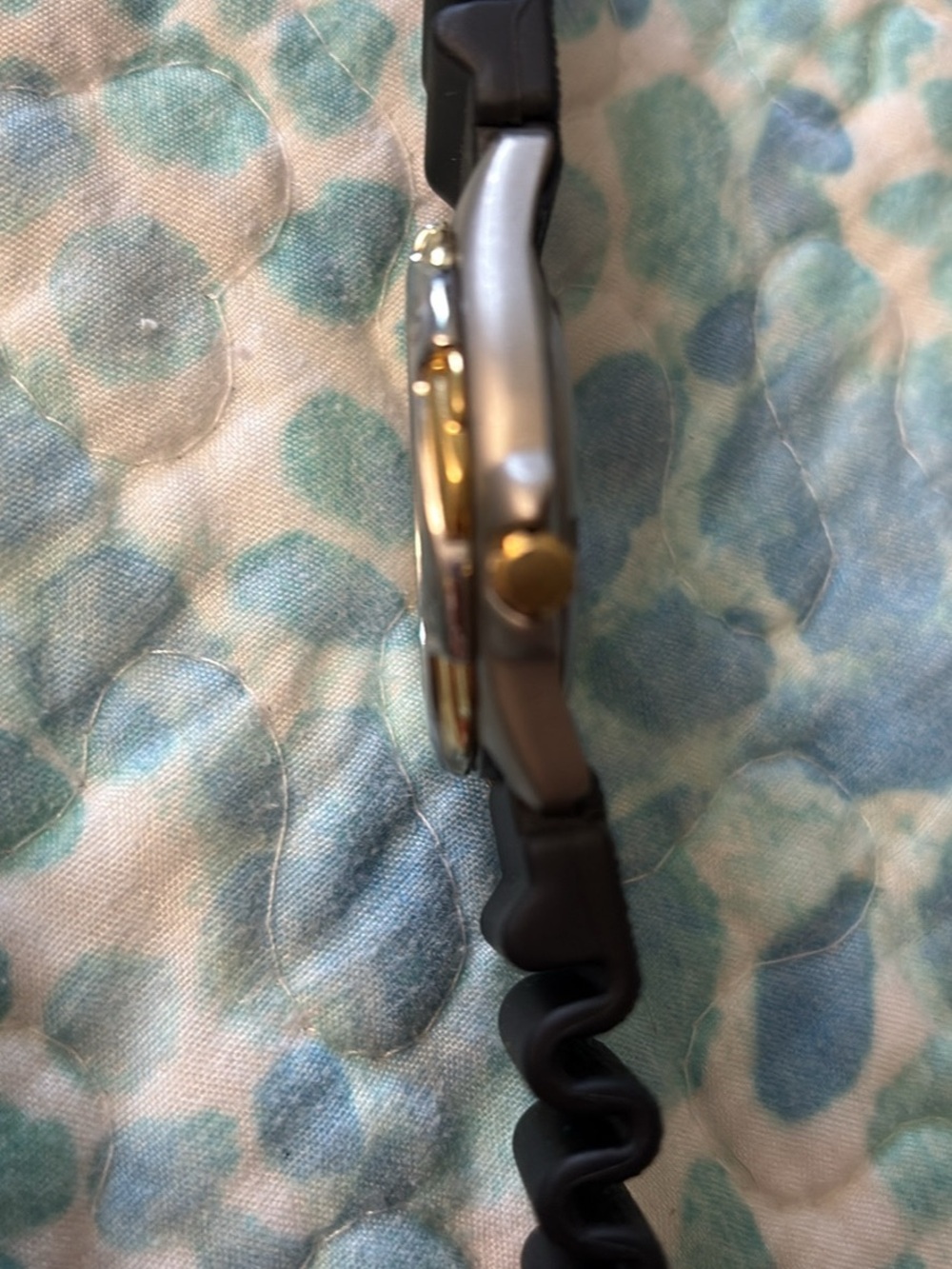 Citizen Two-Tone Titanium Diver Watch with White Dial and Black Strap - Picture 3 of 4